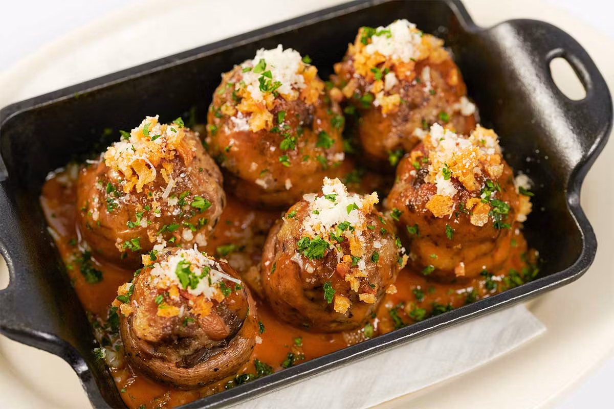 Stuffed Mushrooms - The Cheesecake Factory Menu Prices 2026